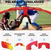 DioKiw 5PACK Polarized Kids sunglasses Youth Softball Cycling Sports Sun