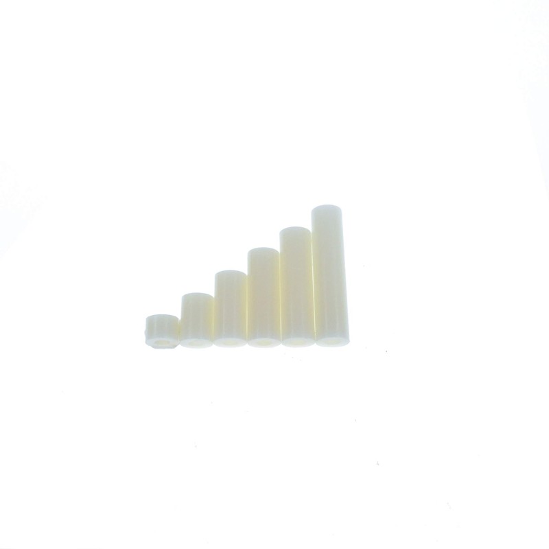 100 Spacers M3 Spacer Sleeves Plastic Nylon Spacer Sleeve O