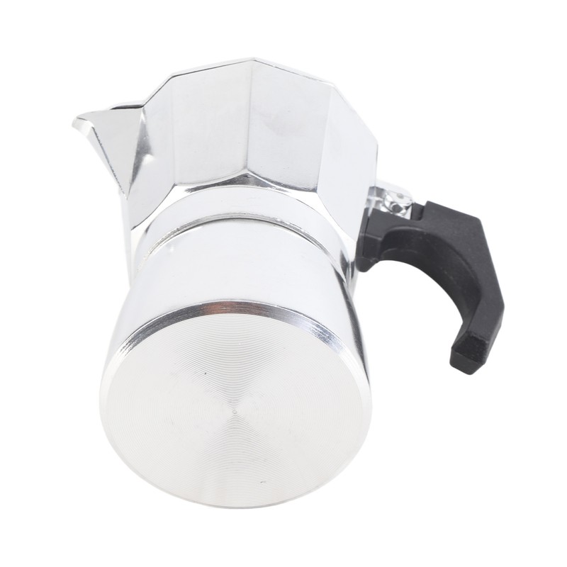 Stovetop Coffee Maker Coffee Boiler Pot Aluminum Octagonal Shape for
