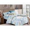 Creative Medallion 3PC Print Duvet Cover Set, 100% Cotton, Full/Queen