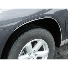 Trims Express for:2008-2010 Toyota Highlande Fender Wheel Well Lip Trim Stainless Stick-On 6Pc