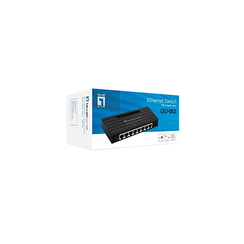 LevelOne GEU-0821 network switch Managed Gigabit Ethernet (10/100/1000)