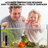 4Pcs Aquarium Strip,Fish Tank Temperature Gauge Stickers,Stick-on Temperature Monitor Strips,Betta