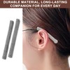 4 Pairs Anti-Slip Glasses Ear Grips - Soft Knitted Cotton