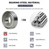 10 PCS 6203-ZZ Double Metal Seal Deep Groove Ball Bearings,