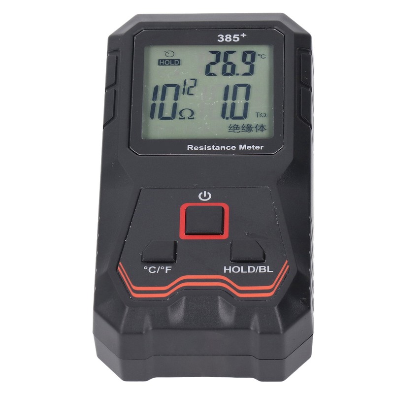 Resistance Tester LCD Display Auto Recognition Quick Response Resistance Meter