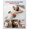 4-in-1 Lumbar Massager with Red Light 660/850nm Cordless 5000mAh