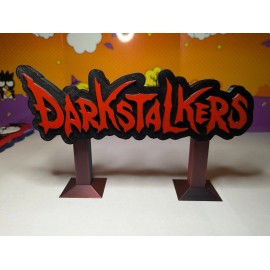 DARKSTALKERS 3D Printed Wall Art (Retro Gaming Horror Anime CAPCOM Toy Comic)