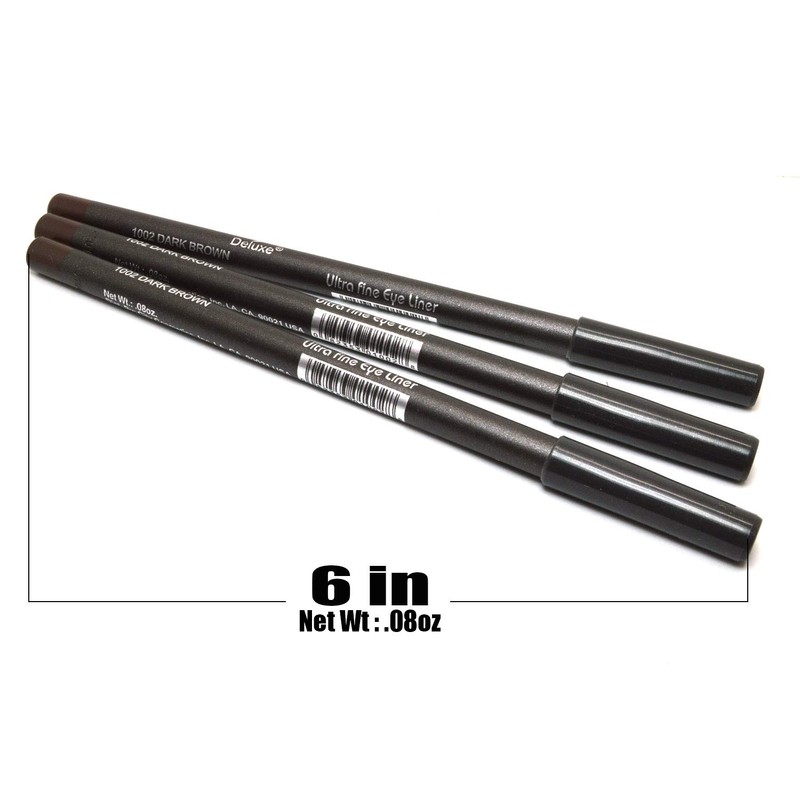 3 Pcs x Italia Deluxe 1002 Dark Brown Ultra Fine