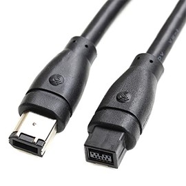 IEEE 1394 Type FireWire 400 to 800 6 Pin Male to 9 Pin Male FW 800 Male Adapter Cable 1.8m (6 Pin to 9 Pin Cable)