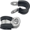 Lumonic 10 x 8 mm pipe clamps with rubber insert,