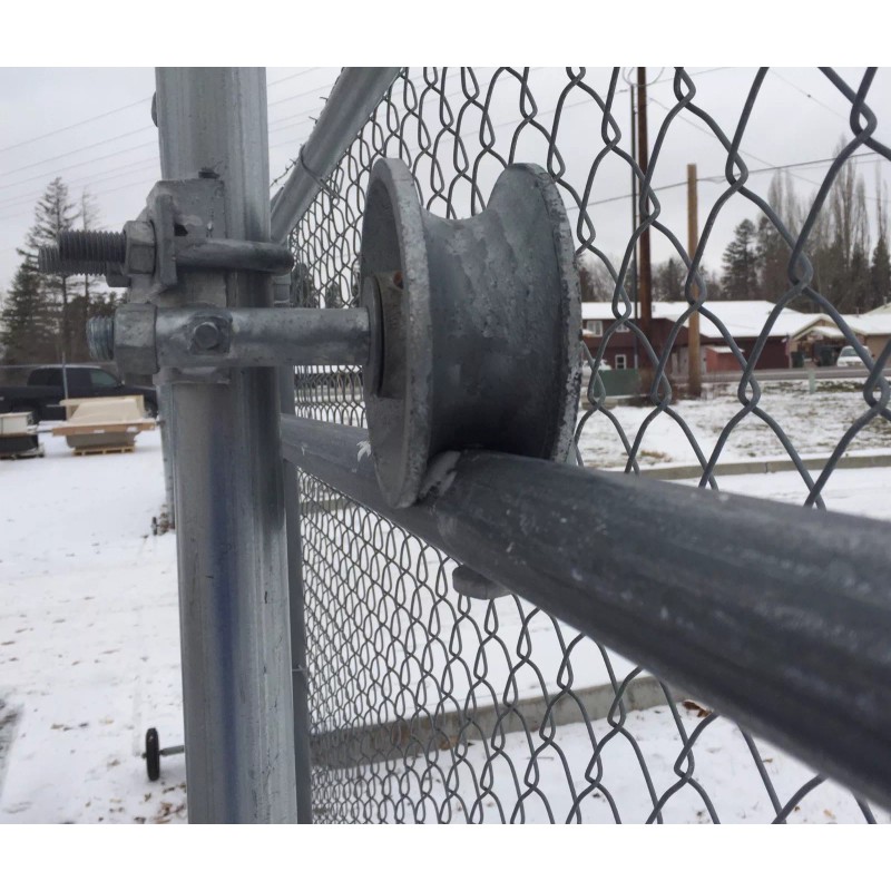Jake Sales (2) Chain Link Rolling Gate NYLON TRACK ROLLERS: