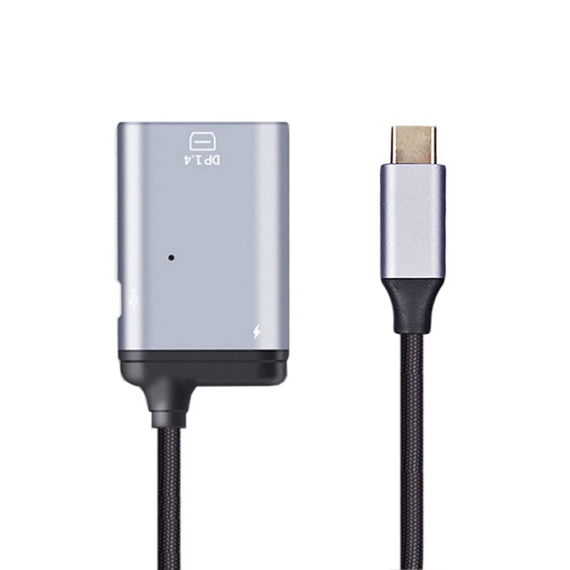 System-S 3-in-1 Adapter Mini DP 1.4 Female & 2x USB