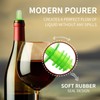 12 PCS Bottle Pourers And 12 PCS rubber pourers dust