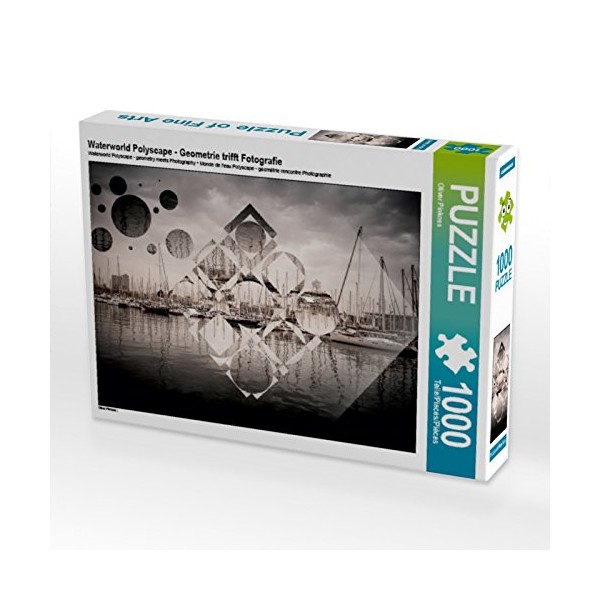 CALVENDO Puzzle Waterworld Polyscape - Geometry Meets Photography 1000 Pieces