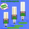 JDE11 Led Bulbs 120V 75W Halogen Candelabra Bulbs Equivalent Dimmable,T3
