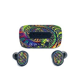 MightySkins Carbon Fiber Skin for SkullCandy Sesh True Wireless Earbuds - Acid | Protective, Durable Textured Carbon Fiber Finish | Easy to Apply, Remove, and Change Styles | Made in The USA