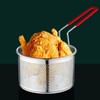 Deep Fryer Basket Round 304 Stainless Steel Fry Baskets With