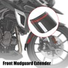 Motorcycle Fender Front Extension Carbon Pattern Rear Guard Replacement for