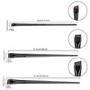 3Pcs Eyeliner Brush Kit,Flat & Fine Angled Eyeliner Eyebrow Brush,Ultra