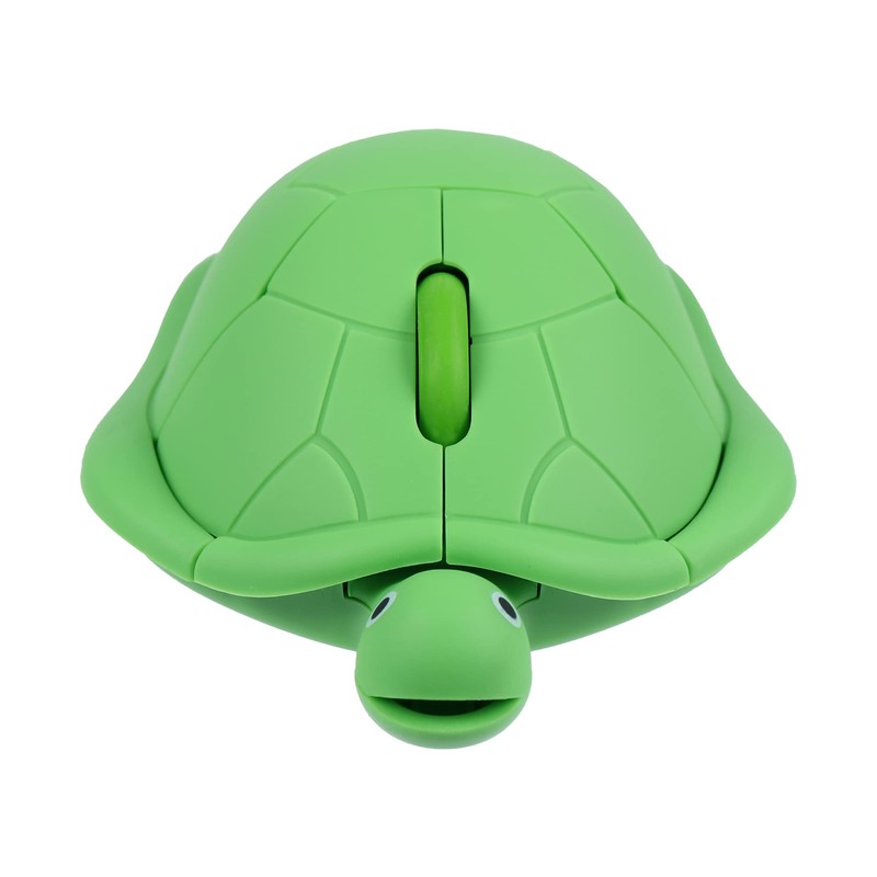 Wireless Mouse Turtle Shape Computer Mouse 1600DPI Cute Cartoon Quiet