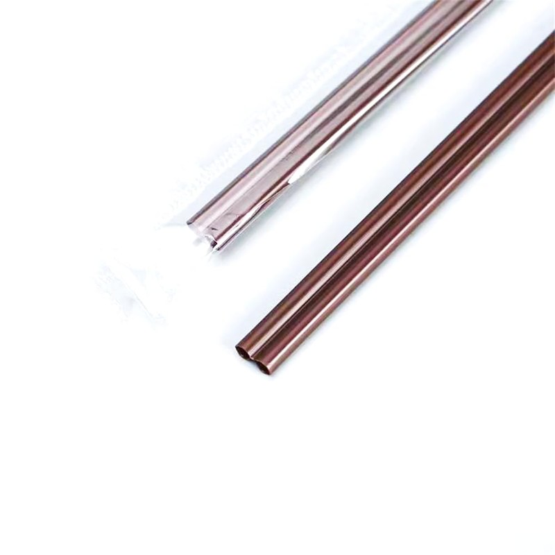 100 Pcs Individually Packaged Black Plastic Extra Long Flexible Disposable