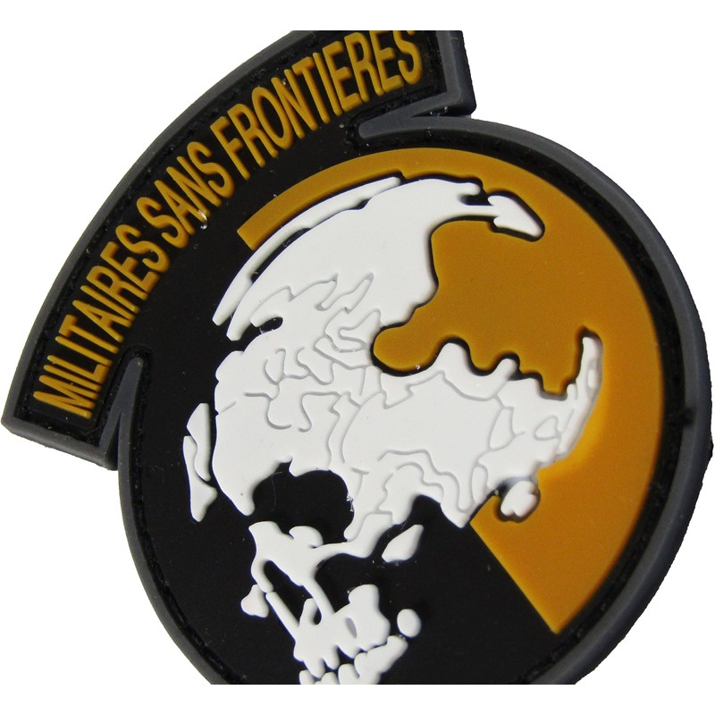 PVCベルクロワッペン メタルギア Militaires Sans Frontieres 国境なき軍隊 パッチ