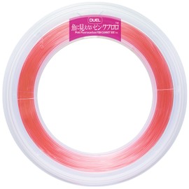 DUEL Pink Fluoro Shock Leader, Invisible to Fish, 164.4 ft (50 m), 100 Lbs