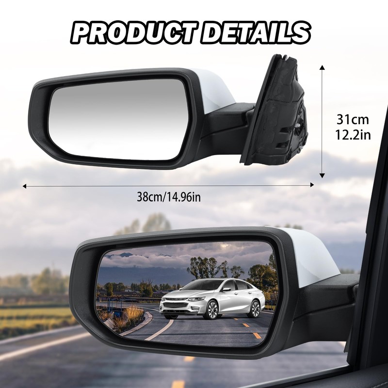 MOFOAP Driver Side View Mirror Compatible with 2016 2017 2018