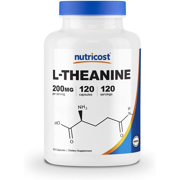 Nutricost L-Theanine 200mg, 120 Capsules - Double Strength