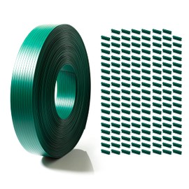 Pajaso Design - Chain Link Fence Privacy Tape Weave - Moss Green PVC Fencing Covering System - Screen The Pool, Yard, or Gate with Private Cover - 250' Roll UV Resistant