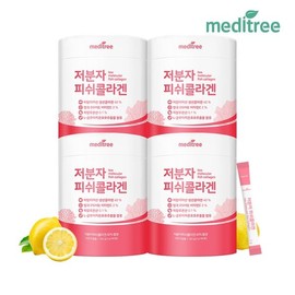 이탈리아산 저분자 피쉬 콜라겐 비타민C 4통(12개월분) Italian Low-Molecular Fish Collagen Vitamin C 4 Packs (12-Month Supply)