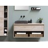 StorageWorks Large Seagrass Tray for Bathroom, Seagrass Storage Baskets for