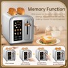 SEEDEEM 2 Slice Stainless Steel Toaster, Touch LCD, 7 Shade,