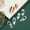 24Pcs St Patricks Day Press On Nails, Almond Press On