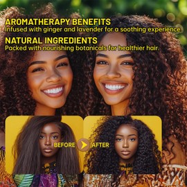 Rostblant Naturseife Stück Ingwer Seife, Mit einer Shampoonierbürste, Feste Seifen Handgemacht, Ginger Bar Soap, Ginger Bar Soap, Festes Shampoo,Anti-Haarausfall Shampoo Seife