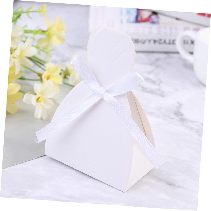 VILLFUL Unique Wedding Supplies 100pcs Bride Bridegroom Candy Boxes Large