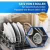 VIOKS 8 x Basket Wheels Set Dishwasher Wheels Replacement for