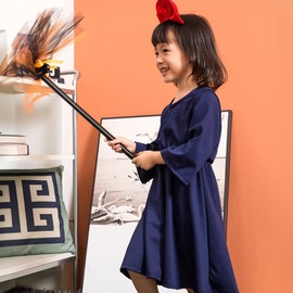 Alaiyaki Kids Girls Halloween Witch Costume, Dress, Cute, Costume, Witch Cosplay, Headband Included, Hair Ornament, Bag Set, Events, Cultural Festivals, Parties, Photos, Present, Amusement Park