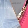 Easyoulife Womens Credit Card Holder Wallet Zip Leather Card Case