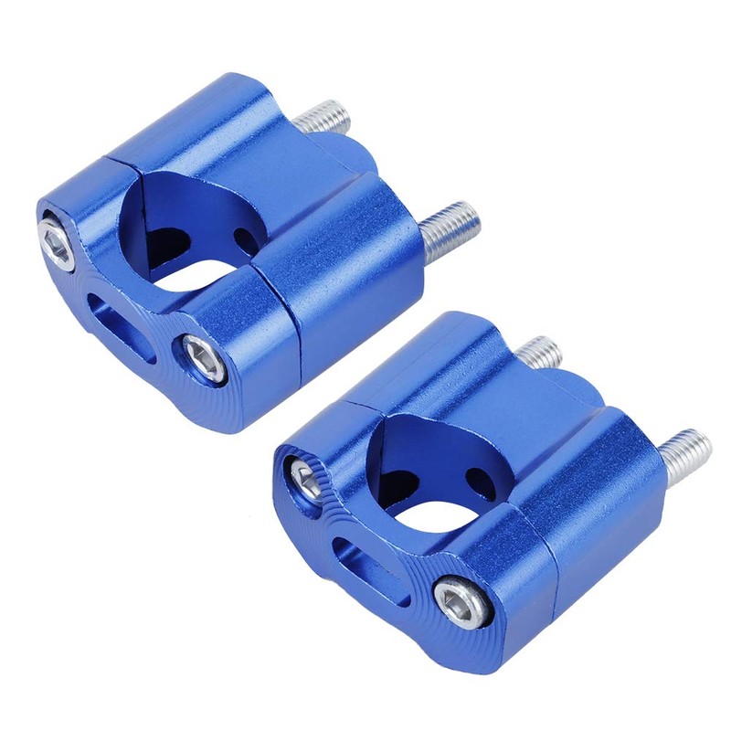 1 Pair Motorbike Handlebar Risers, CNC Aluminum Alloy Motorcycle Handlebar