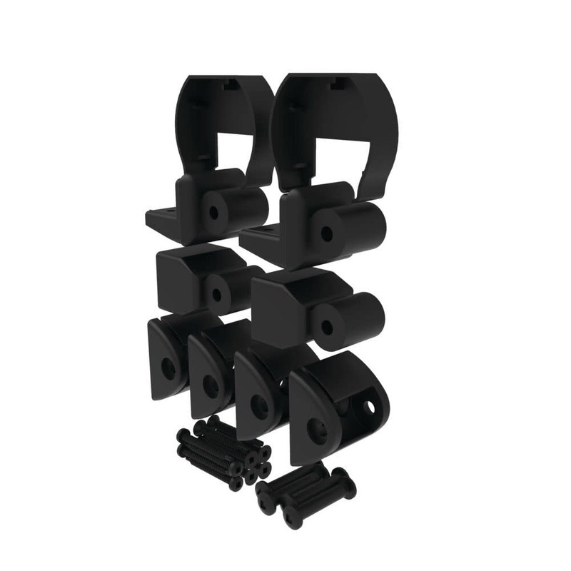 VersaRail Winchester Aluminum Rail Stair Bracket Kit, Matte Black