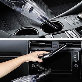 Cleadera de vacío de Mano Presión Absorbente 5000PA Vacío de automóviles inalámbrico Mini portátil portátil de vacío Cocina USB Carga RÁPIDO para...  
