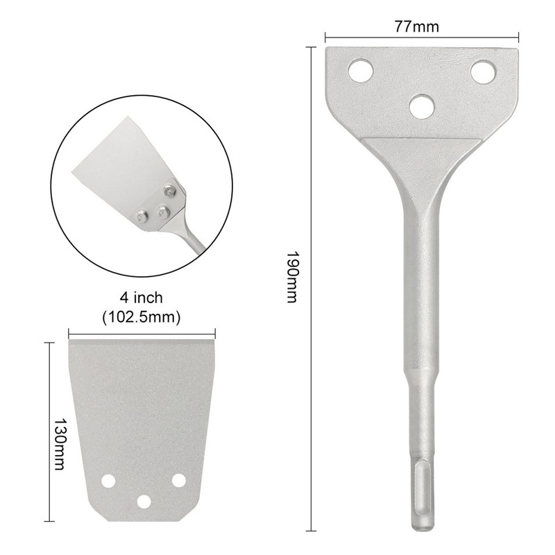 4inch Floor Scraper Bit Spring Steel Flooring Removal Scraper Tool