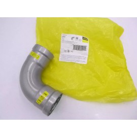 Viega 25226 MegaPress 90° Elbow 2" x 2" P1xP2 Carbon Steel Zinc-Nickel Coating