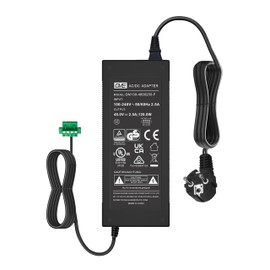 LINOVISION DC 48V 2.5A Power Supply, 120W, for PoE Switches and PoE NVRs