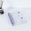 Purple A7 Mini Binder, Sticker Pad, Includes 10 Refills, 3D