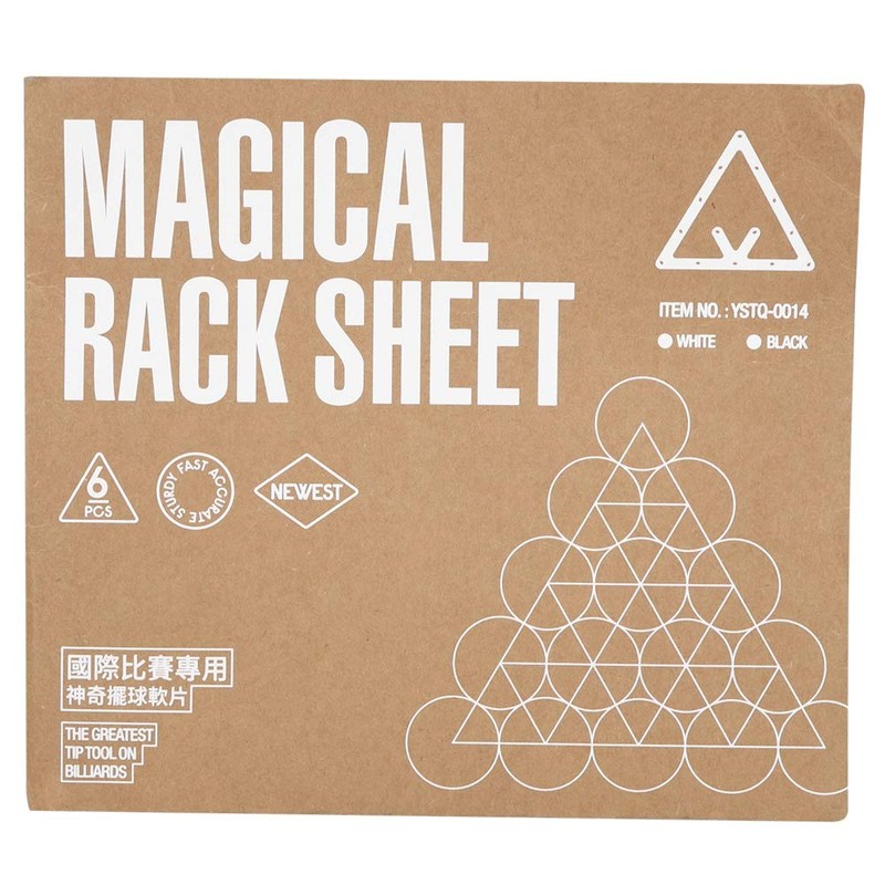 Alomejor Pack of 6 Billiard Ball Rack Sheet 10 Ball