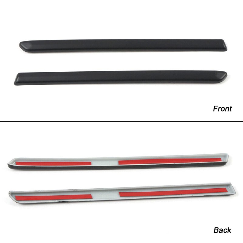Matte Black Front Center Grille Inserts Cover Trim Replace for
