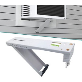 Daisypower Window AC Bracket,Window Air Conditioner Support Brackets Light Duty,Sturdy Structure AC Unit Bracket,Up to 85lbs, 5,000~12,000BTU(S)